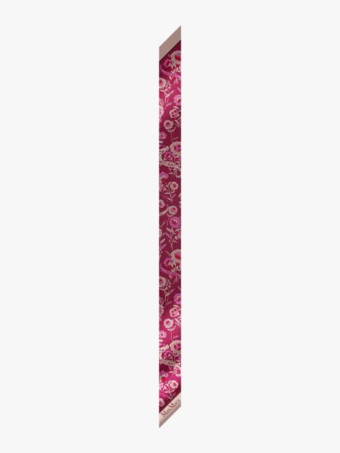 TIE5 Printed silk bandeau