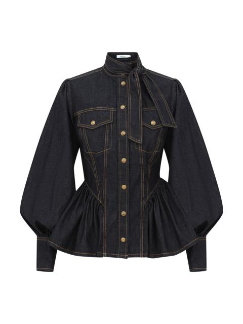 Zimmermann DENIM FITTED SHIRT