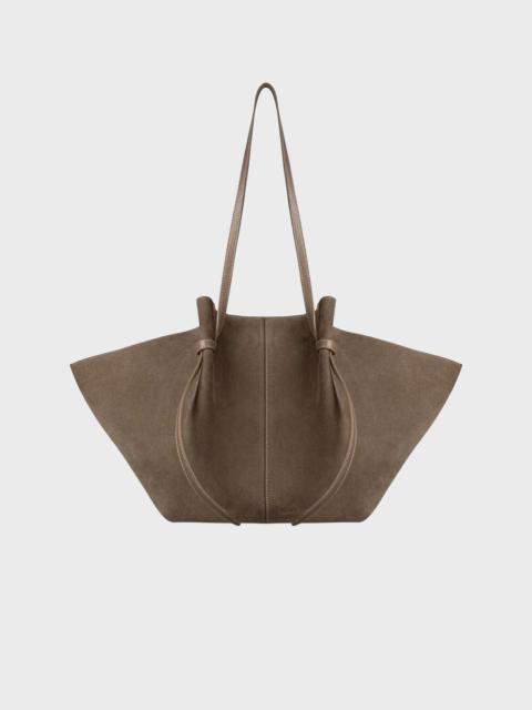 Yuzefi Large Mochi Suede Bag  Taupe ONESIZE