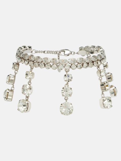 rabanne Crystal-embellished bracelet