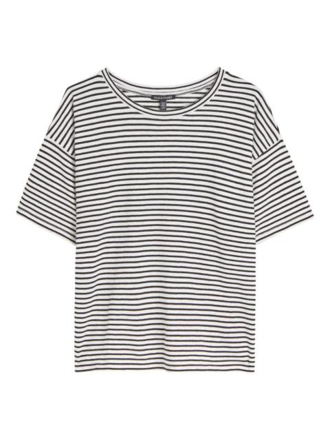 EILEEN FISHER striped crew-neck T-shirt