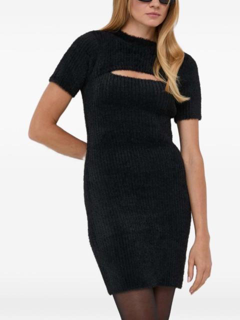 GUESS USA short-sleeve knitted mini dress