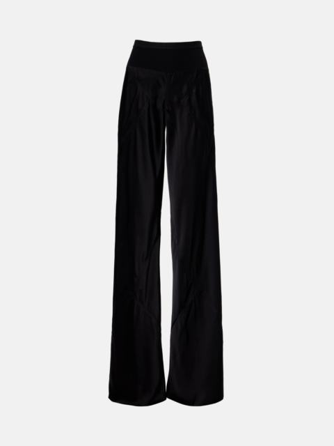 Rick Owens Bias cady crêpe cady wide-leg pants