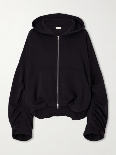 Dries Van Noten Cotton-jersey Zip-up Hoodie