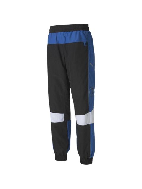 PUMA 사이트맵 Scuderia Ferrari 레이스 거리 짠 바지 '블랙 화이트 블루' 597940-02