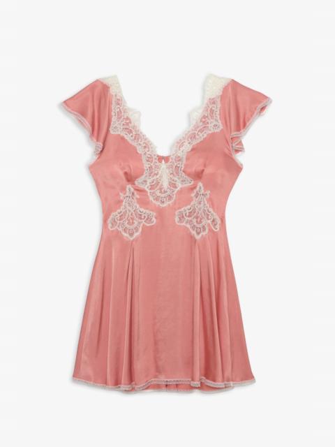 For Love & Lemons Luna Rose Mini Dress