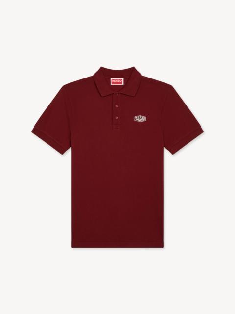 KENZO 'KENZO Paris Frame' embroidered slim polo in cotton