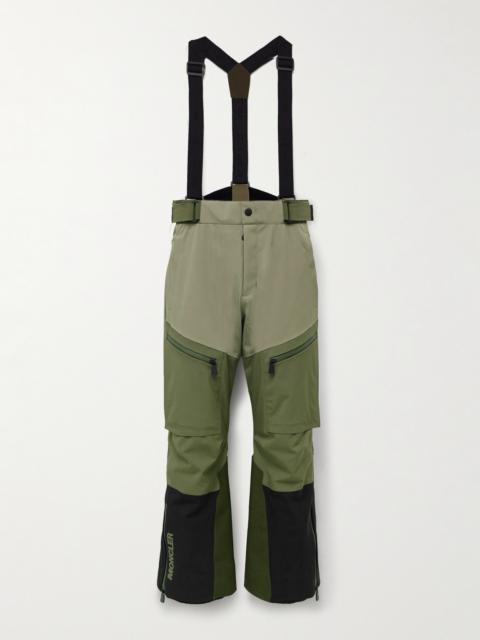 Moncler Grenoble Colour-Blocked Ski Salopettes