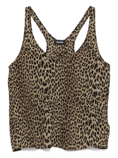 Zadig & Voltaire leopard-print top