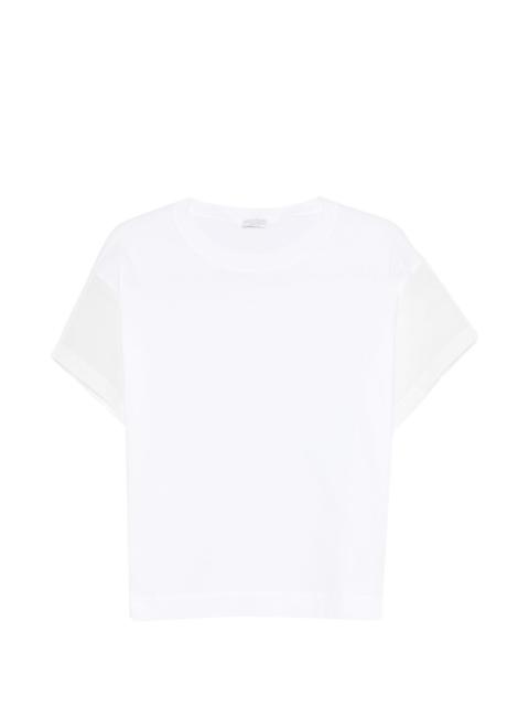 sheer-panel T-shirt