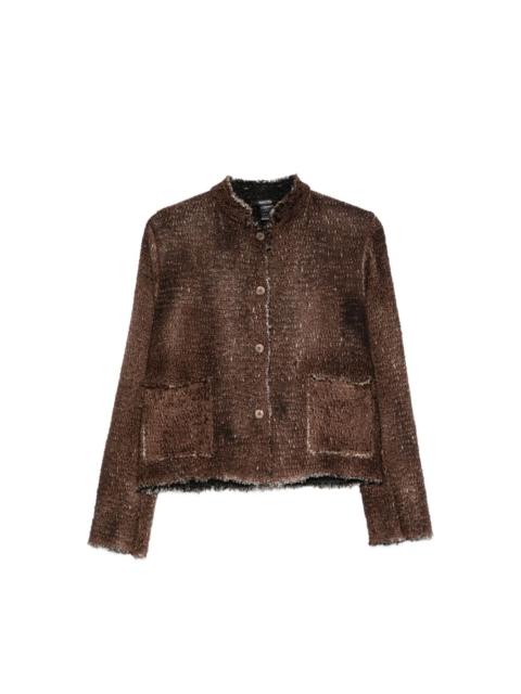 Avant Toi Wool crewneck jacket