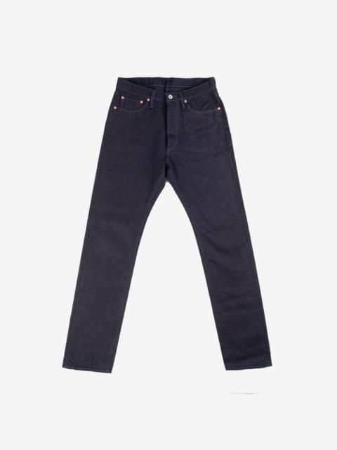 Iron Heart IH-888S-142ib 14oz Selvedge Denim Medium/High Rise Tapered Cut  Jeans - Indigo/Black