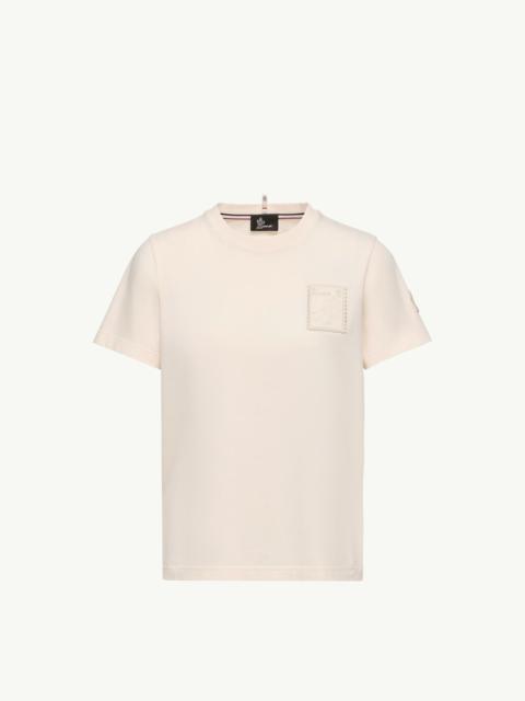 Moncler Grenoble Botanical Patch Cotton Blend T-Shirt