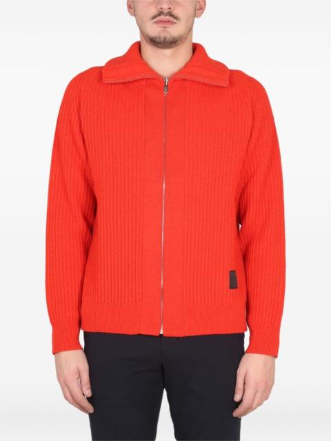 Paul Smith zipped-ribbed knitwear