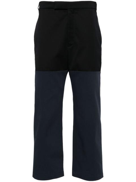 Thom Browne Unconstructed Combo straight-leg trousers