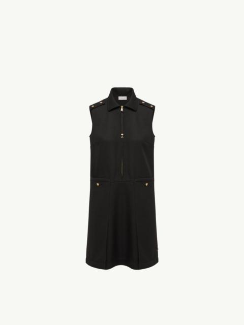 Moncler Wool Gabardine Shirt Dress