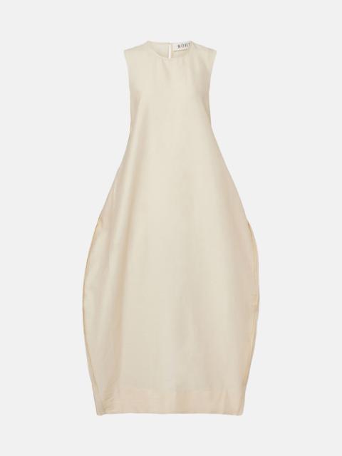 RÓHE Linen and silk-blend maxi dress