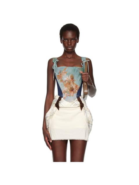 Vivienne Westwood Blue Puppy Corset Top