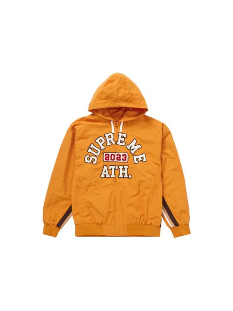 Supreme Supreme Appliqué Hooded Track Jacket Orange