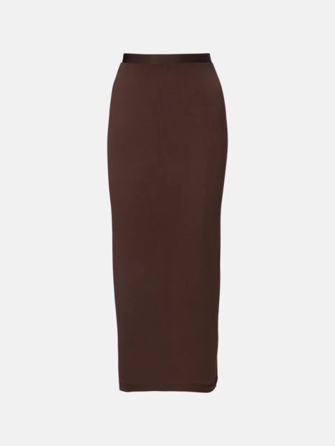 WARDROBE.NYC Sheer midi skirt