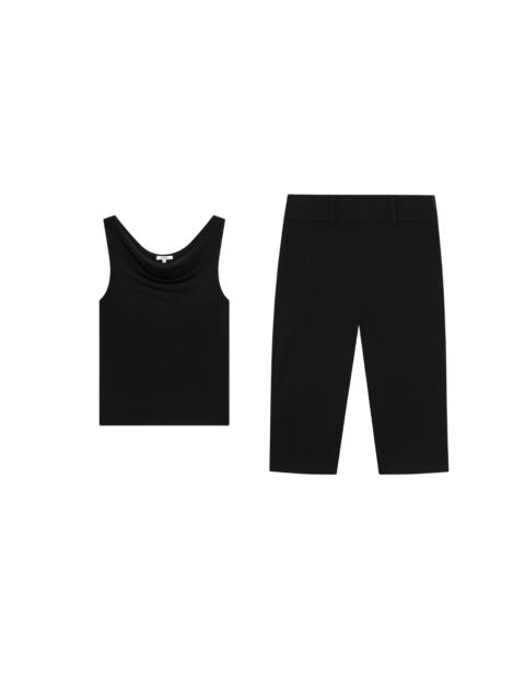 miaou LANI TOP + HARLEY CAPRI - BLACK