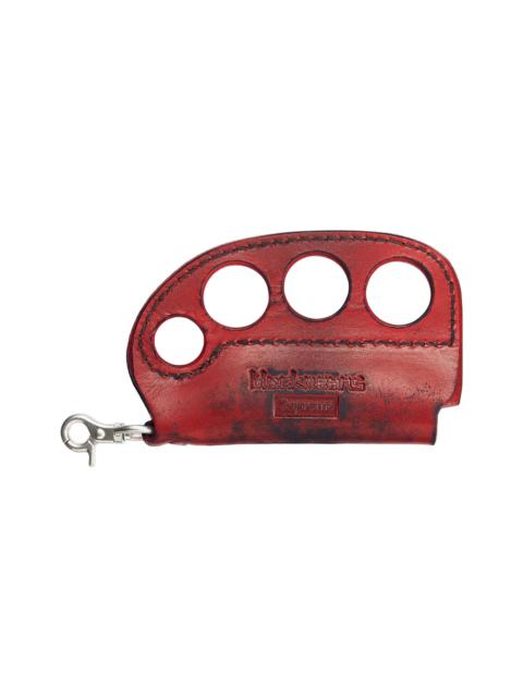 まつさん専用 Supreme Supreme x blackmeans Leather Lighter Case 'Red