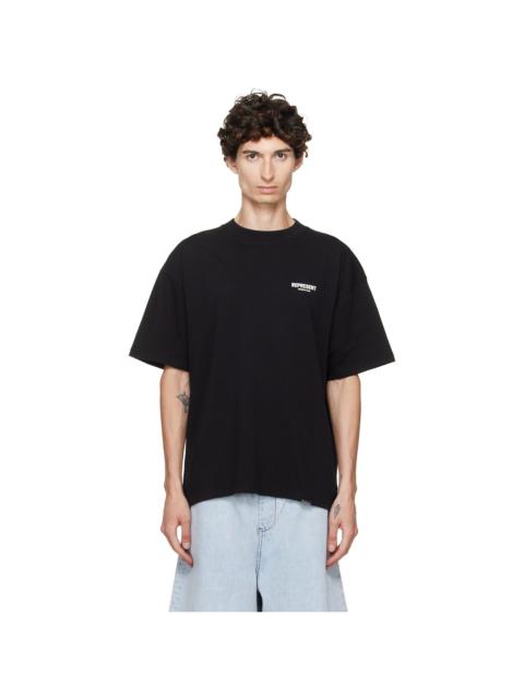 REPRESENT Black Printed 'Owners Club' T-shirt