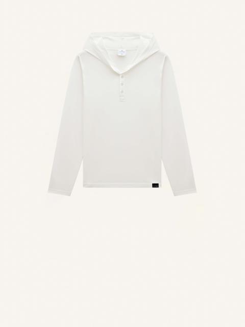 courrèges SNAPS HOODED T-SHIRT
