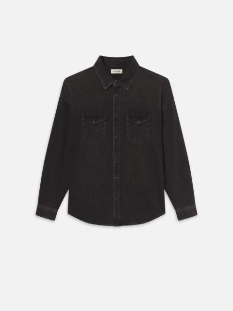 FRAME Modern Western Shirt in Angel