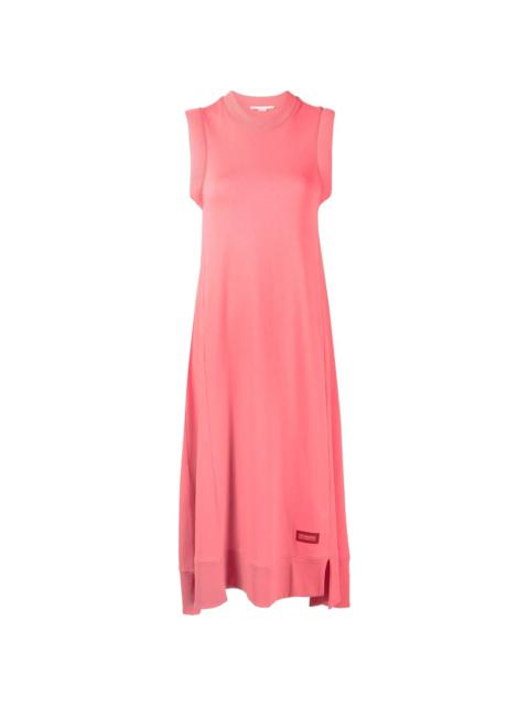 Stella McCartney logo-patch detail tank dress