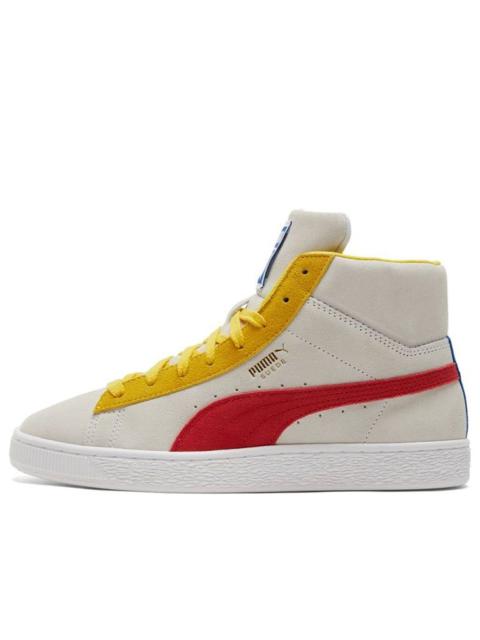 PUMA Suede Mid 21 'White Red Lemon' 380205-09