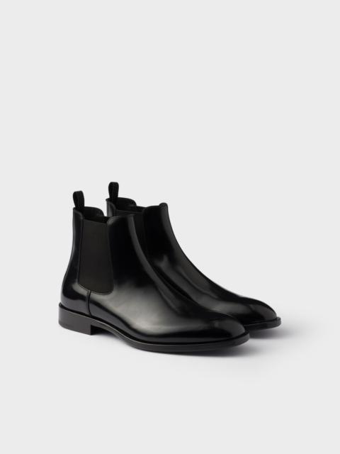 Prada Brushed leather Chelsea boots