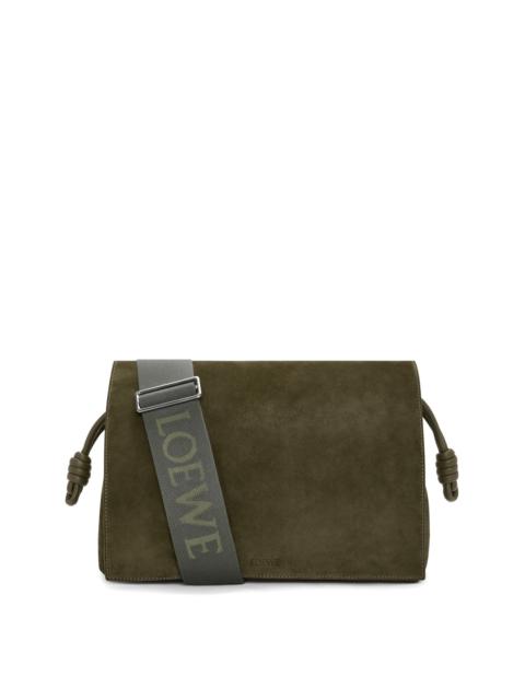 Loewe Flamenco satchel in suede calfskin