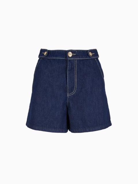 Rinse comfort denim shorts