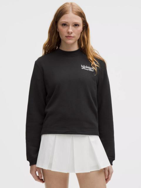 lululemon Cotton French Terry Crewneck Pullover *Tennis Club