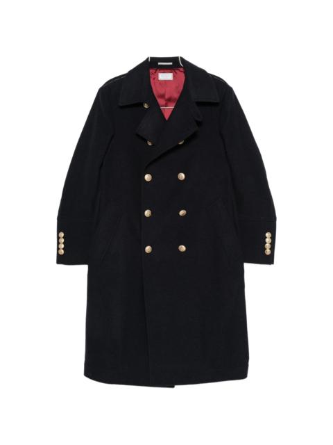 Brunello Cucinelli Brunello Cucinelli Double-breasted Crest-button Coat
