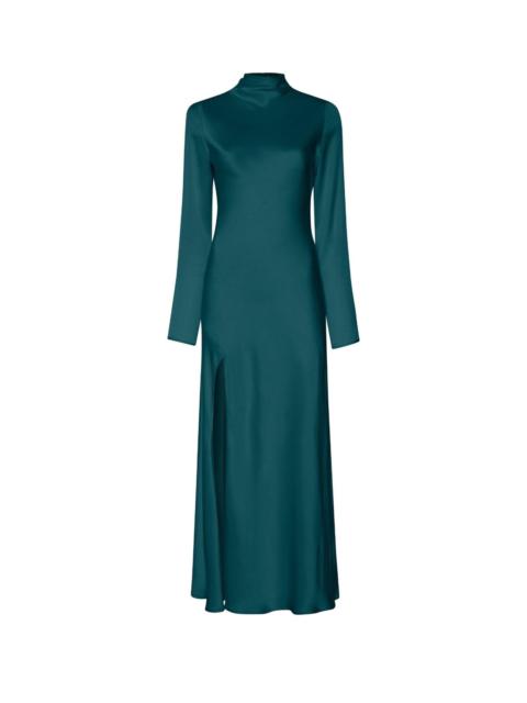 LAPOINTE Satin Bias Dress With Slit