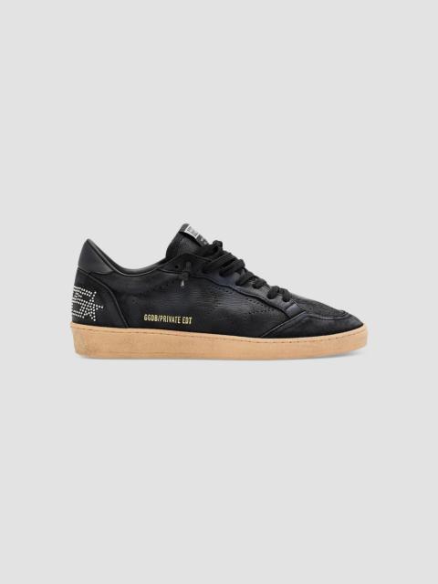 Golden Goose Men's Ball Star Leather Low-Top Sneakers - Black