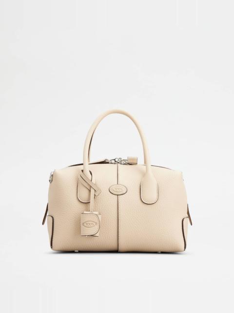 Tod's TOD'S DI BAG BAULETTO IN LEATHER MINI - BEIGE