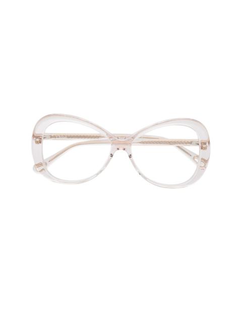 Chloé transparent butterfly glasses
