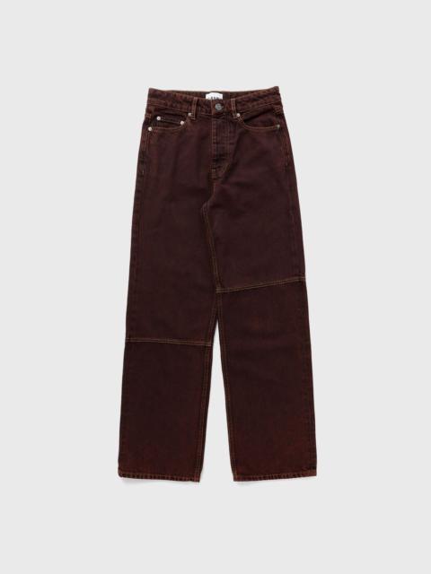 GANNI Overdyed Bleach Denim Izey