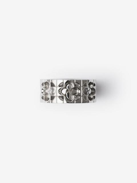 Burberry Silver Rose Ring