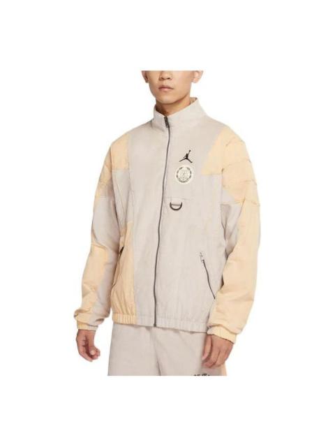 Jordan Air Jordan x HTG Crossover Contrast Color Stitching Logo Stand Collar Jacket US Edition DJ7975-236