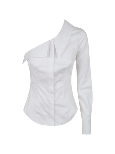 ELISABETTA FRANCHI one-shoulder shirt