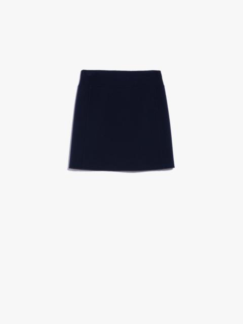 Wool bodycon skirt