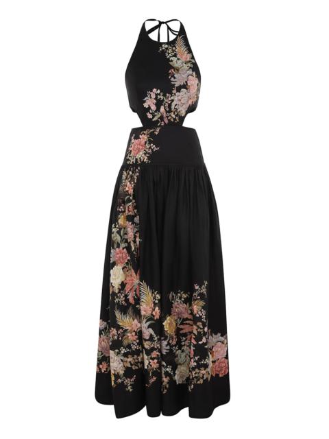 Zimmermann TALLOW HALTER MIDI DRESS