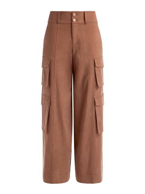 Alice + Olivia MAME HIGH RISE WIDE LEG CARGO PANT