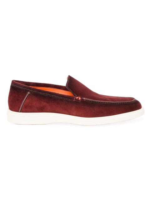 Santoni Men's Detroit Suede Loafers - Violet