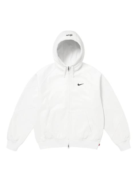 Supreme zip hooded sweatshirt