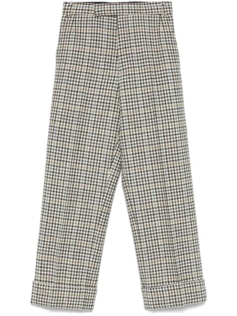 Thom Browne gunclub-check tweed trousers